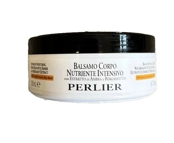 Perlier Shea Butter Intensive Nurturing Body Balm With Bergamot Extract - Image 3 of 3