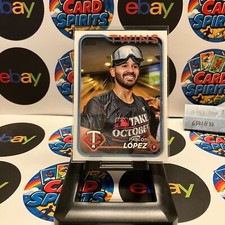 2024 Topps Pablo Lopez Minnesota Twins Golden Mirror Image Variation Card SP