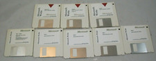 Vintage Microsoft Works disks for Apple Macintosh 1990-92 3.5" 8 Disks