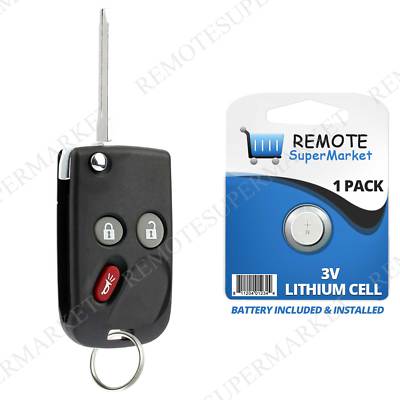 Replacement for 2003-2006 Cadillac Escalade ESV EXT Remote Car Flip Key Fob