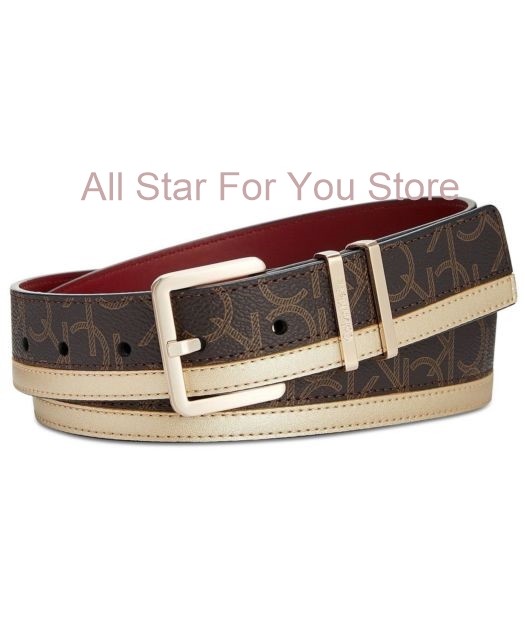 calvin klein belt gold