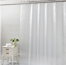 3D Water Cube Shower Curtain Waterproof PEVA Bathroom 70.8 78.7 inch/1800 2000MM