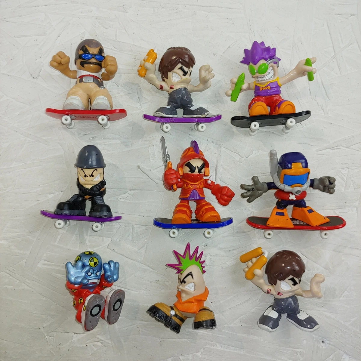 Tech Deck dudes lot action figures skateboarding X concepts magnetic