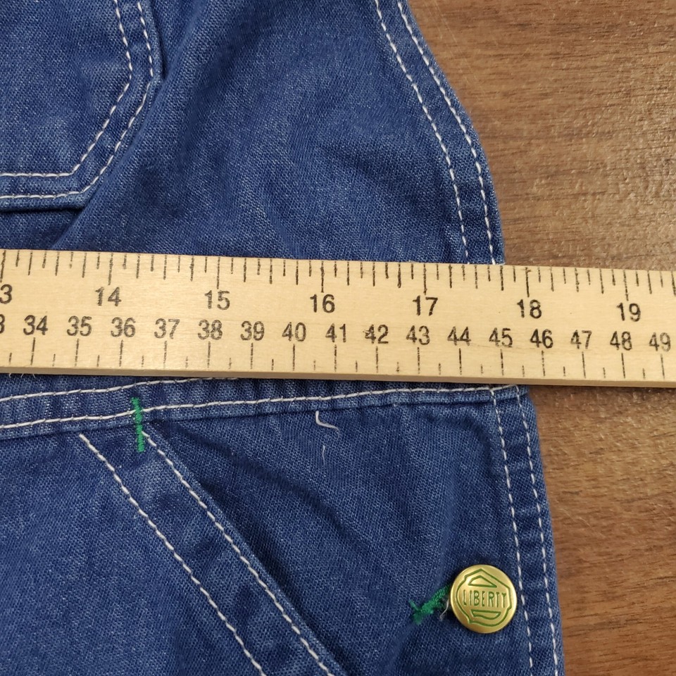 Liberty Bib Overalls Blue Denim Jeans Workwear Mens 34x30 NEW NWT eBay