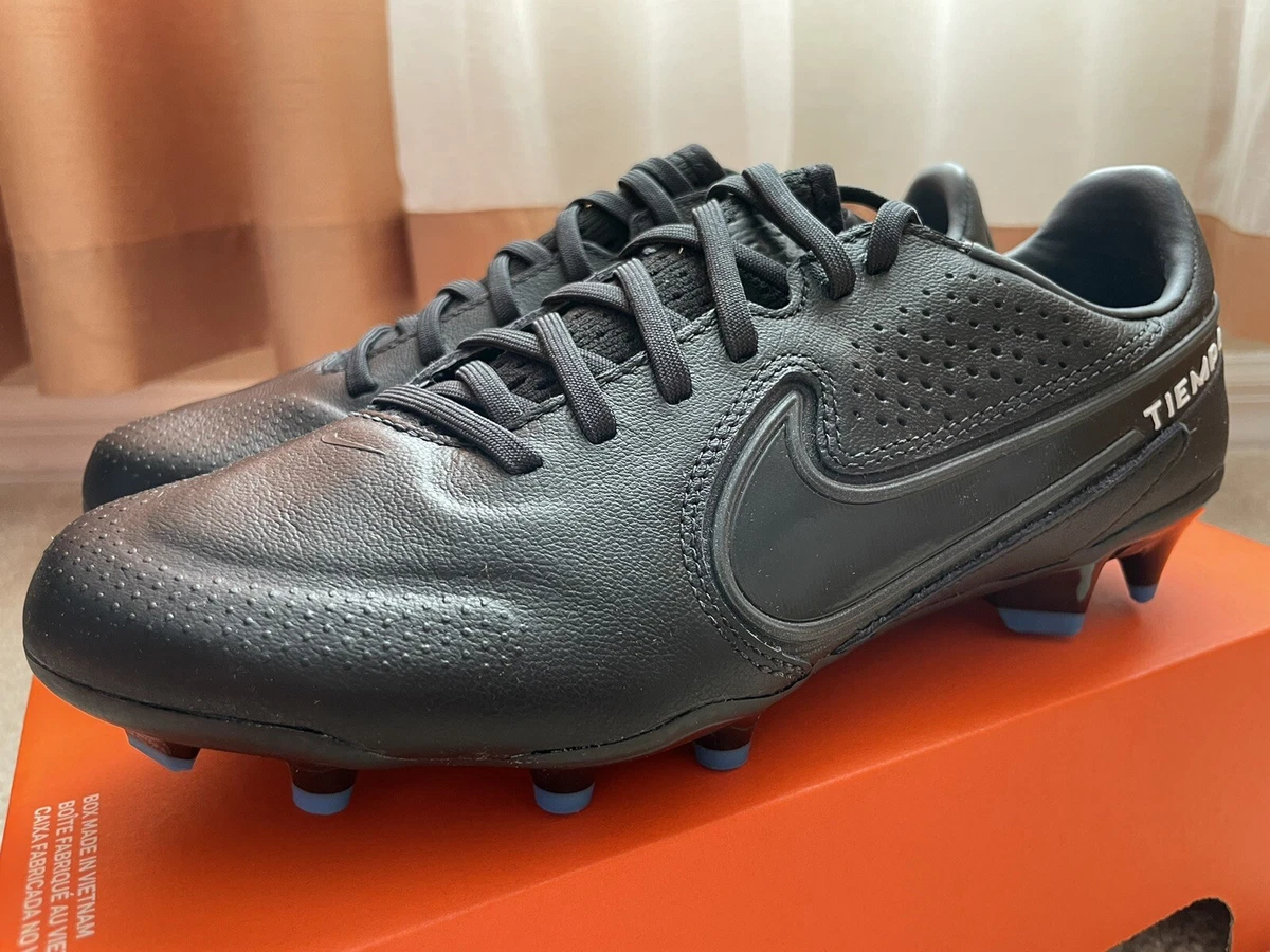 Sin alterar energía mezcla Nike Tiempo Legend 9 Pro FG 'Black Dark Smoke Grey' DA1175-001 M Size 7.5  No-Lid | eBay