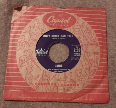 Janie 45 You Better Not Do That / Only Girls Can Tell Capitol 4459 vg+