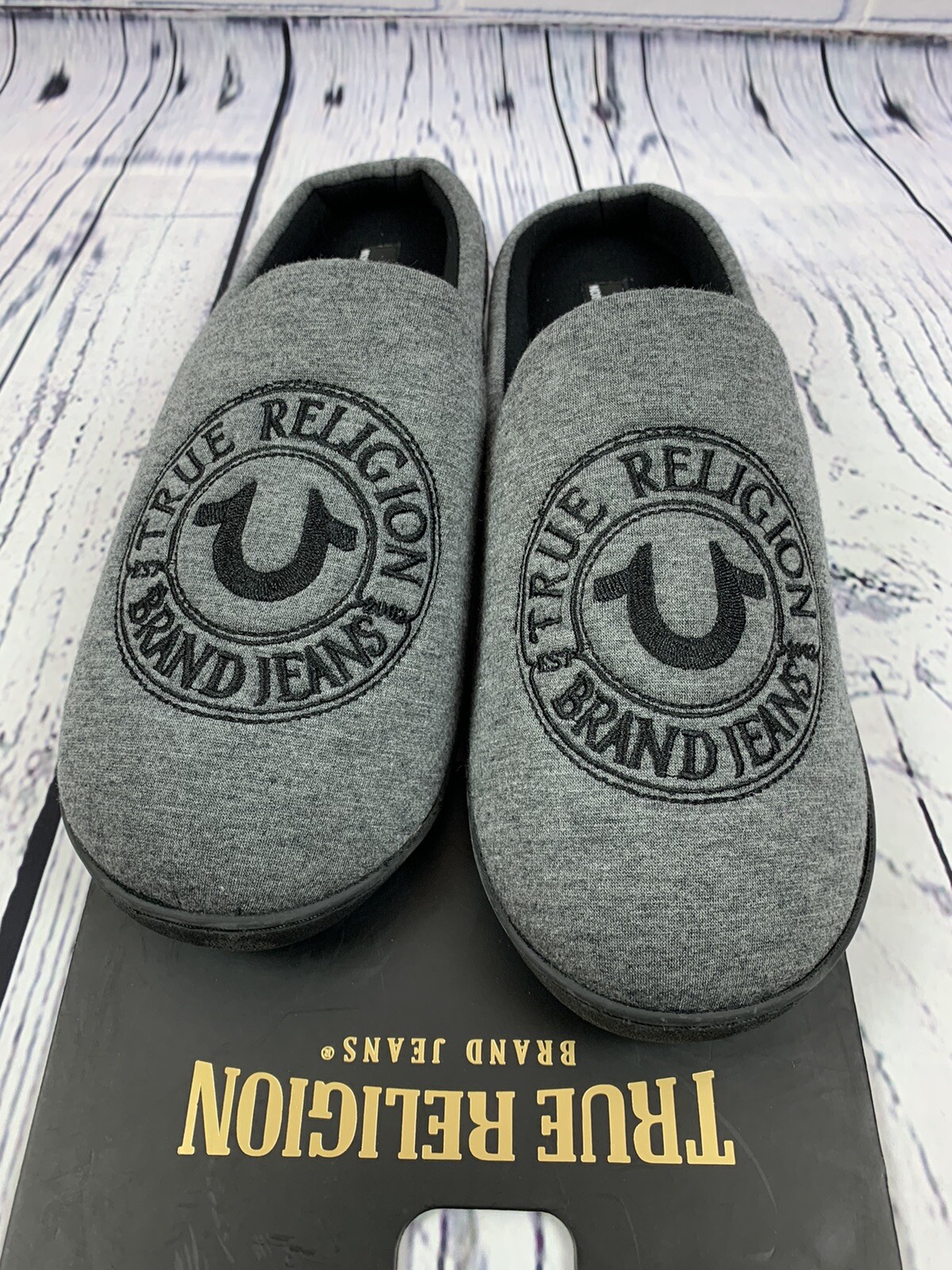 New True Religion Soft House Slippers 