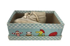 Vintage JC Penney Baby Shoes in Original Box 1940s 1950s