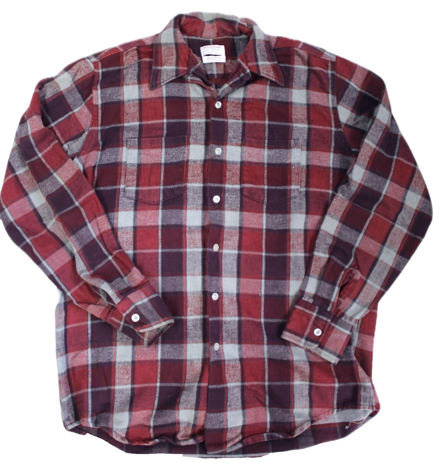 Franela Camisas Informales Vintage 1950s para Hombre