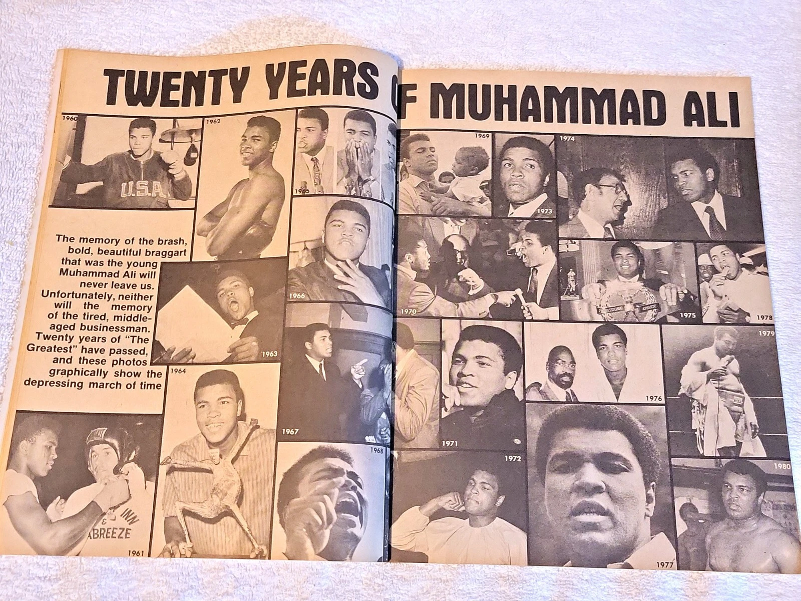 Big Book of Boxing September 1980 Ali vs. Holmes Cover Newsstand Ed. FINE - 画像4/5