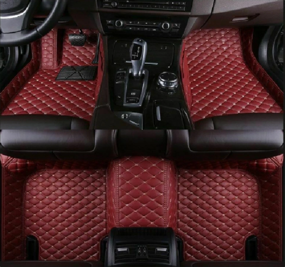 Alfombrillas de coche originales personalizadas de PU de lujo X5 para todos los modelos BMW 3 5 serie 7 Foto 2 de 4