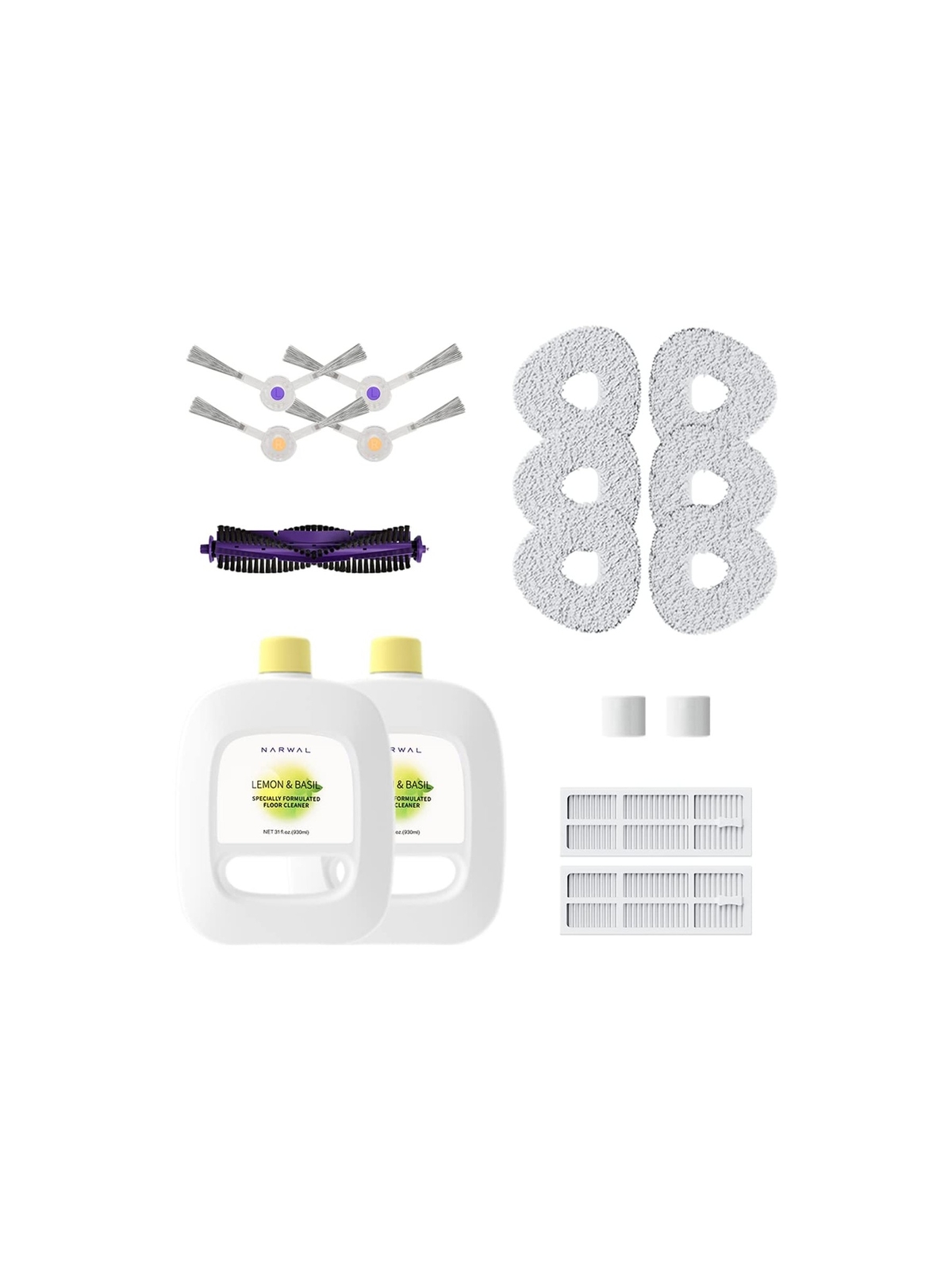 NARWAL Freo Robot Vacuum and Mop Accessories Kit for Optimal Cleaning Performance