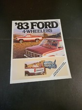 1983 FORD 4 WHEELERS DEALER SHOWROOM SALES BROCHURE CATALOG F-SERIES RANGER 