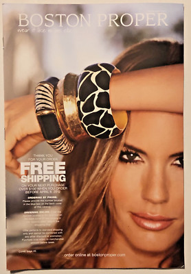BOSTON PROPER 2012 CATALOG SEXY MODELS ANA CUNHA AMANDA HURAS PAIGE BUTCHER