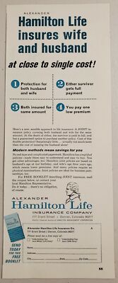 1964 Print Ad Alexander Hamilton Life Insurance Company Denver,Colorado