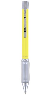 Sensa Classic Yellow Ballpoint Pen with Plasmium Gel Grip NEW in box
