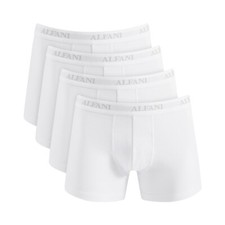 Alfani Trunk Mens XL White 100 Cotton Tagless 4-Pack Underwear
