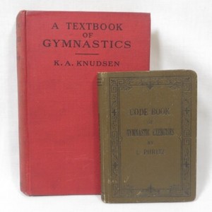 2 Antique Gymnastics Books 1905 Code Book of Exercises 1925 Textbook