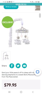 peanut shell boho musical mobile