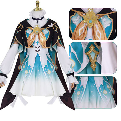 Hot-Game Honkai Star Rail Firefly Cosplay Costume Dress Uniform Wig Full Set