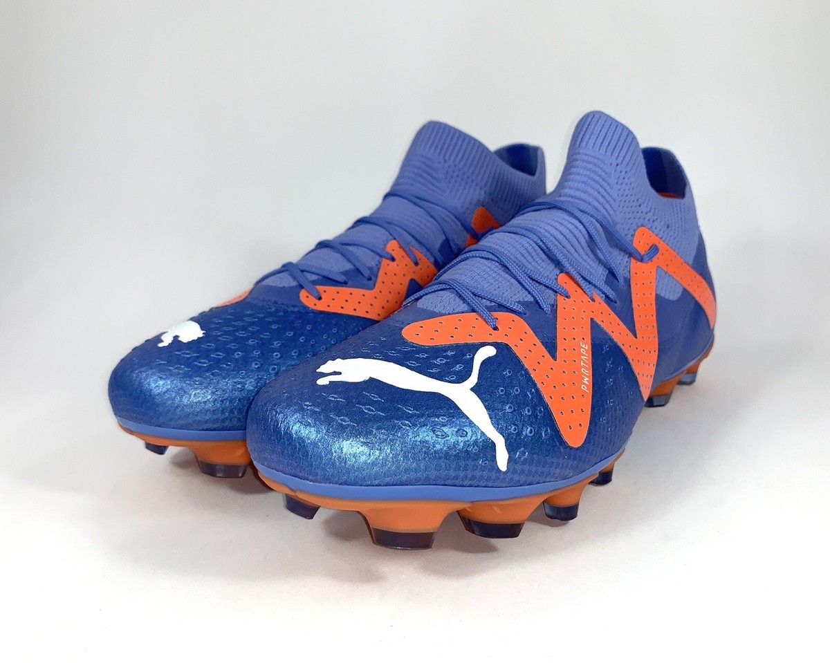 PUMA Future Pro FG AG Blue White Orange Soccer Cleats 107171  display picture 1