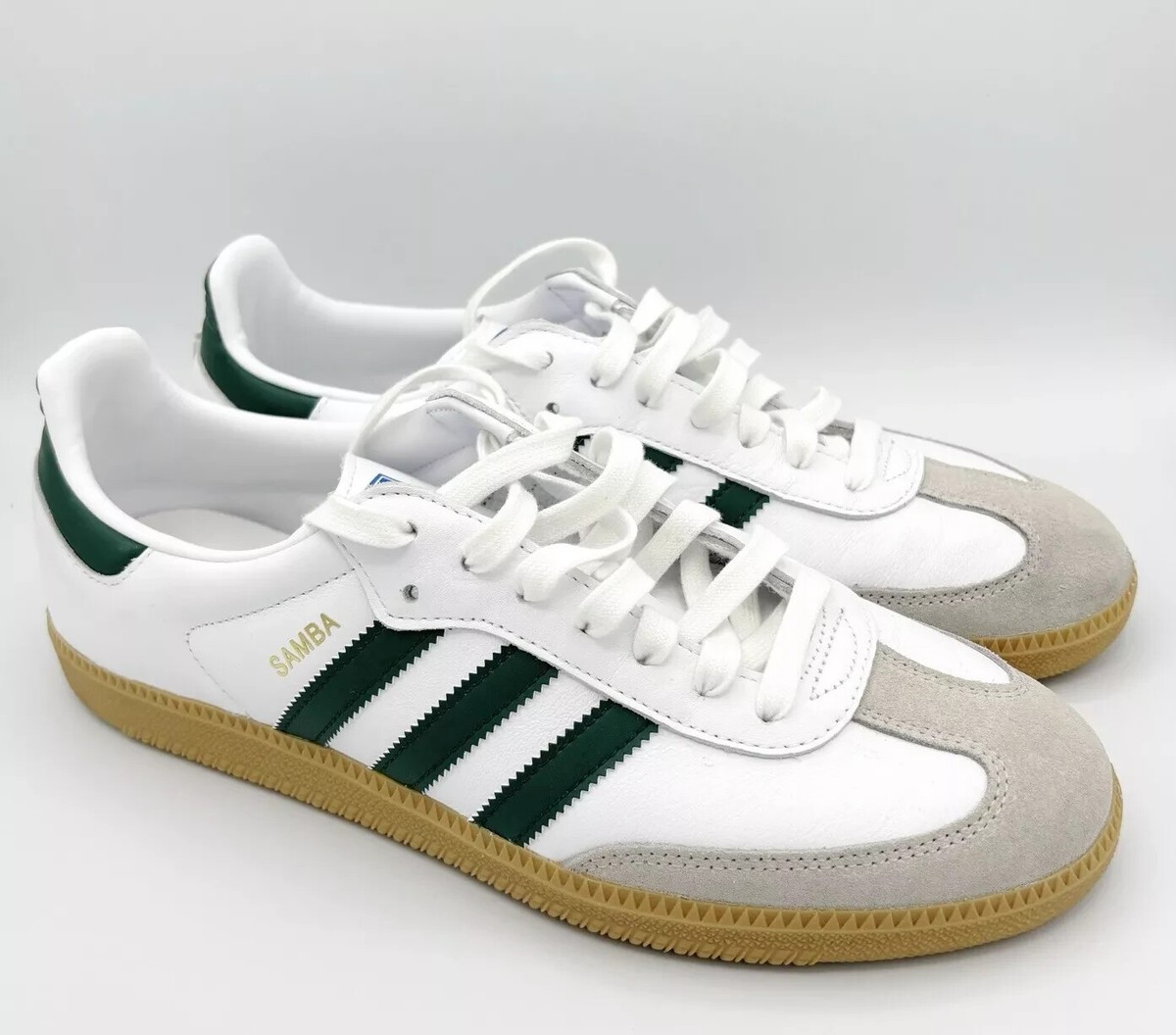 Adidas Samba OG Collegiate Green Men's Size 10.5 IE3437 Adidas Samba OG Collegiate Green Men's Size 10.5 IE3437