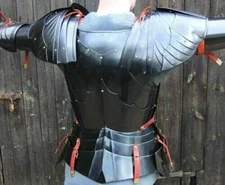 Medieval 18GA Steel Upper Body Armor Suit Breastplate with Full Arm Set
