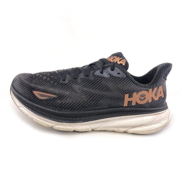 Hoka One One Clifton Running Shoes Womens Size B EUR Black  Copper