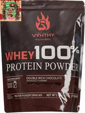 100% Whey Protein Powder, Chocolate Flavor, 24G Protein, Low Sugar & Calories, I