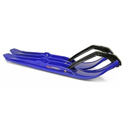 Pair of Blue C&A Pro [XPT] 6-1/4'' Snowmobile Skis W/Black C&A Loops