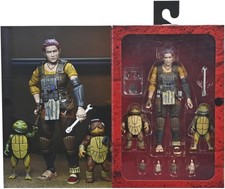 NECA TMNT Ronin The Lost Years Grammy April with Baby Yi & Moja
