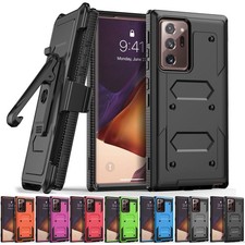For Samsung Galaxy Note 20/20 Ultra Protect Phone Hybrid Case Rugged Cover/ Clip