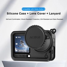 Silicone Protective Cover Case For DJI Osmo Action 6 Camera Covers with Lens Cap