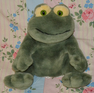 Animal Alley Toys R Us Frosch Handpuppe weiches Plüschtier ca. 10 Zoll