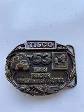 Tisco 53 Years Tractor Implement Supply Co Belt Buckle, Numbered 1473, Siskiyou
