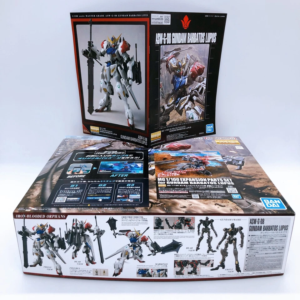 MG 1/100 Gundam Barbatos Lupus ASW-G-08 Gunpla Model Kit Bandai Japan FASTSHIP - Image 4 of 4