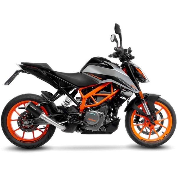 Leovince Auspuffschalldampfer LV-10 Black Edition FUR KTM Duke 390 21-23 INOX-CO-image