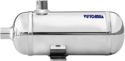 #ad 0.1Gallon 304 Stainless Steel High Pressure Mini Small Portable Air Tank Air Res $50.98
