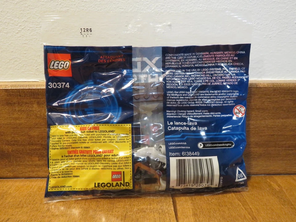 LEGO Nexo Knights 30374 The Lava Slinger, New, Sealed, Retired - Image 2 of 4