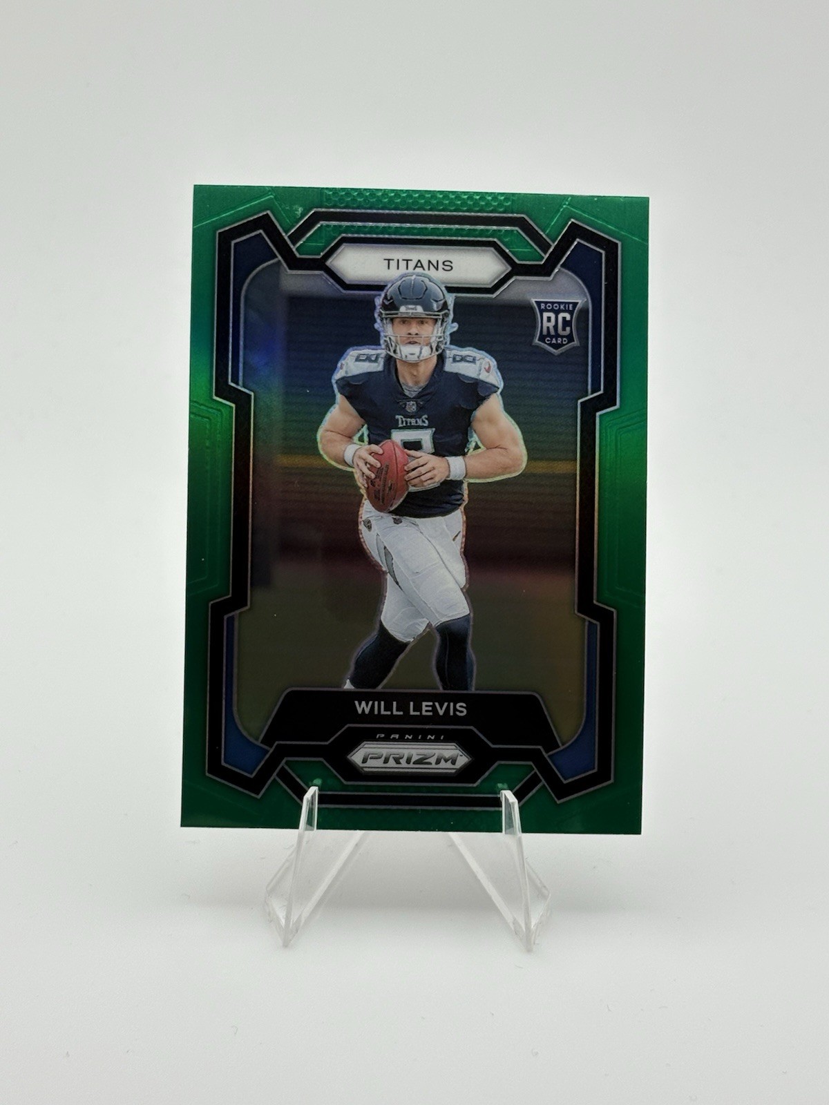 2023 Will Levis Panini Prizm Green Prizm Rookie RC #397