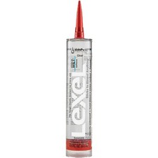 Sashco Lexel 10.5 oz Kitchen Bath Clear Paintable Solvent Adhesive Caulk - 13010