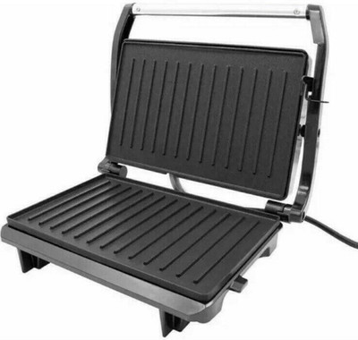 Panini Presse Grill Sandwichmaker Toaster 2 Scheiben kommerzieller Mehrzweckgrill