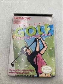 Nintendo NES Bandai Golf: Challenge Pebble Beach And More Video Games Lot Of 6