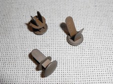 Set 3 Rivets et rondelles marquage MSS44 acier pour casque allemand M35,M40,M42