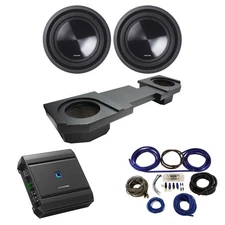 2002-2018 Dodge Ram Quad or Crew Alpine SWT-10S4 Dual 10 Rhino Sub Box & S-A60M