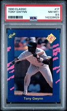 1990 CLASSIC #17 TONY GWYNN PSA 8.5