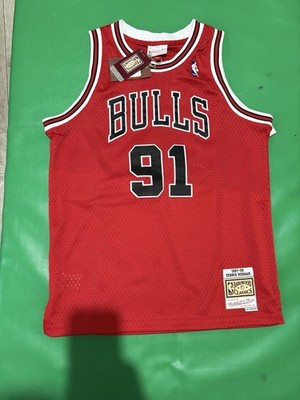 Chicago Bulls 1997-98 NBA Dennis Rodman Trikot Mitchell Ness Hardwood Classics
