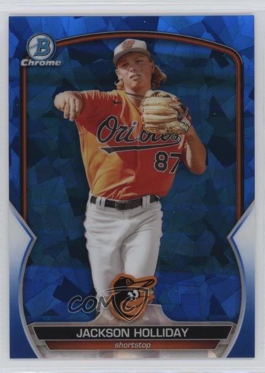 2023 Bowman Chrome Sapphire Edition Prospects Jackson Holliday #BCP-227 01nw