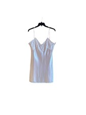 Vtg Dentelle Babydoll Satin Lace Detailed Slip Dress Large Bridal Holiday Event