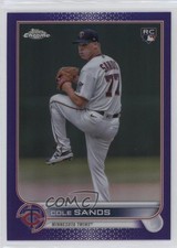 2022 Topps Chrome Update Purple Refractor Cole Sands #USC97 1d0j
